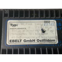 Ebelt Alpha240 Bediendisplay