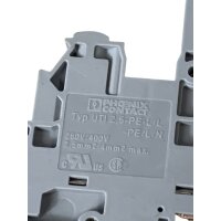 SET Inhalt 40 Stück! Phoenix Contact UTI 2,5-PE/L/L-PE/L/N Dreistockklemme