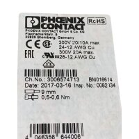 SET Inhalt 40 Stück! Phoenix Contact UTI 2,5-PE/L/L-PE/L/N Dreistockklemme