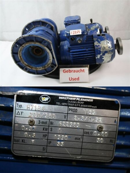 siti  0,37 kw  46 min  getriebemotor MI 60 F Gearbox MI60F