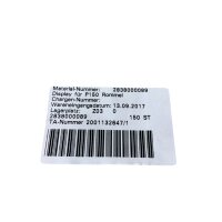 Lehner Dabitros Fragile LCD Display für P150 Rommel