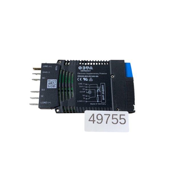 SET Inhalt 4 Stk! E-T-A ESS20-003-DC24V-6A Elektronischer Schutzschalter