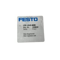 FESTO LFR-D-MINI 159630 LFR-1/8-D-MINI Filter Regelventil Ventil