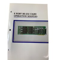 PC-COM ISA BUS 8 PORT RS-232/422 Multi Port Serial Card