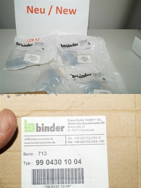binder serie 713  9904301004 Flanschsteckverbinder steckverbinder