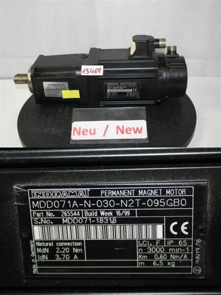 Indramat MDD071A-N-030-N2T-095GB0 SERVOMOTOR SERVO MOTOR 265544