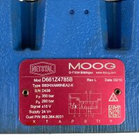 MOOG D661Z4785B B80HXAM6NEA2-K Rev L