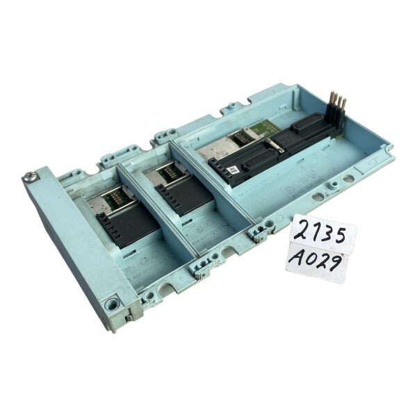 Siemens A5E00704369 + 2x A5E00995501 Baugruppenträger