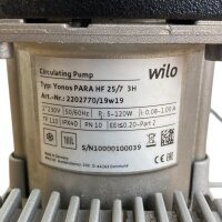 Wilo Yonos PARA HF 25/7 3H Umwälzpumpe