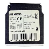 Siemens 3RT1044-1A..0 Leistungsschütz