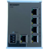 BECKHOFF CU2005 5-port switch Ethernet 100 MBit/s 24 V DC...