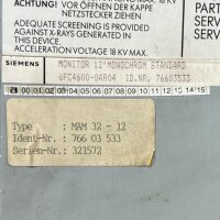 SIEMENS SINUMERIK 6FC4600-0AR04 MAM 32-12 Monitor 76603533