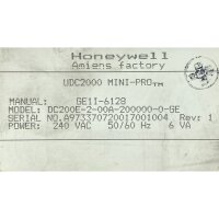 Honeywell DC200E-2-00A-200000-0-GE Temperaturregler