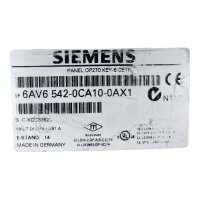 Siemens 6AV6542-0CA10-0AX1 Simatic Panel OP270 KEY-6 CSTN