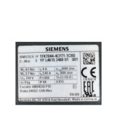 SIEMENS SIMOTICS 1P 1FK7044-4CF71-1CB0 servomotor