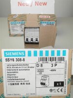 Siemens 5SY6308-8 Leistungsschutzschalter 5SY63 MCB...