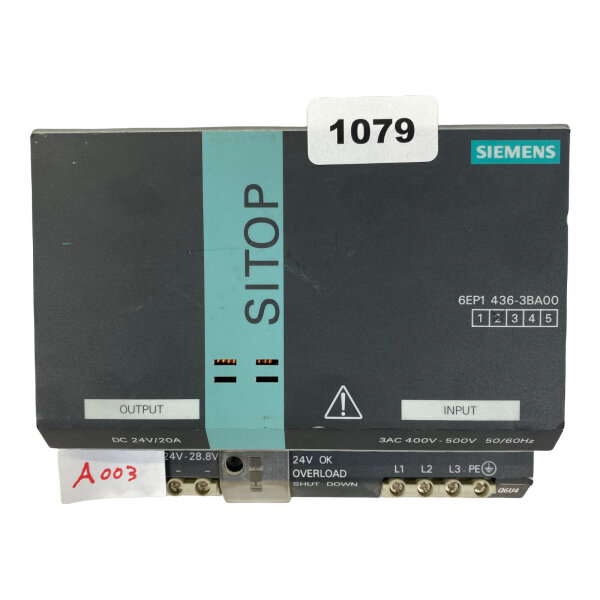Siemens 6EP1436-3BA00 Sitop Power 20
