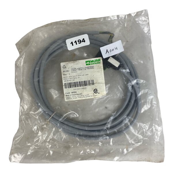 MURR ELEKTRONIK MSUD valve plug 24V ACDC Ventilstecker Neu