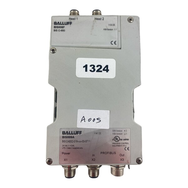 Balluff BIS009A BIS C-6002-019-xxx-03-ST11 Profibus BIS008F BIS C-650
