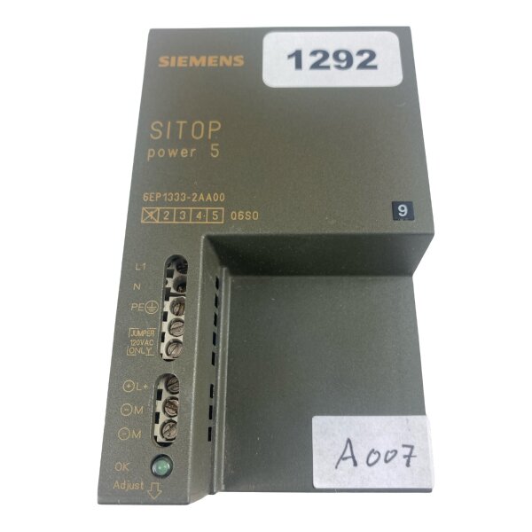 Siemens SITOP Power 5 6EP1 333-2AA00  Power Supply