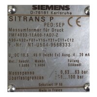 Siemens Sitrans P 7MF4033-1EA00-1AD7-Z