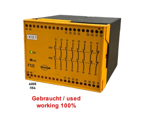 TESCH F122x04 24VACDC Safety Relay