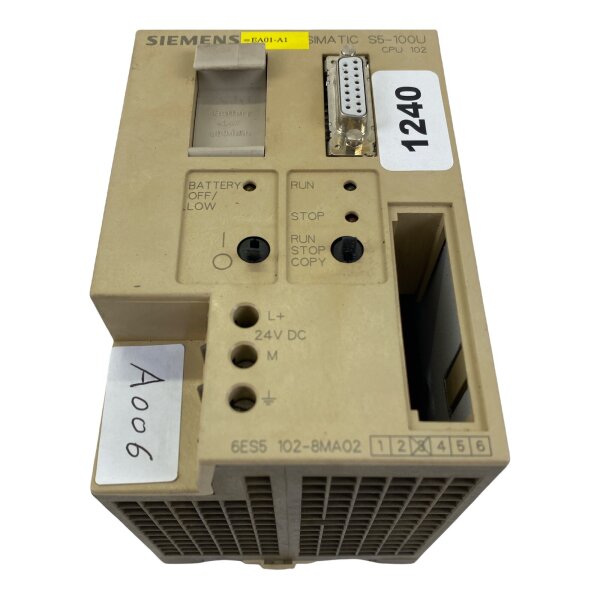 Siemens 6ES5102-8MA02 Simatic S5