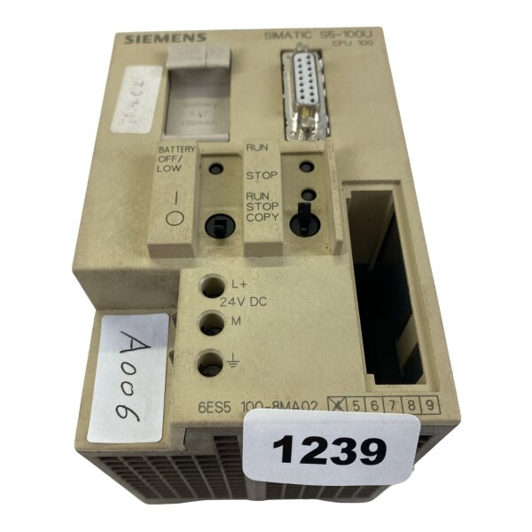 Siemens 6ES5100-8MA02 Simatic S5