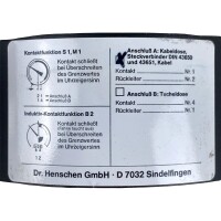 Dr.Henschen Anzeige Manometer Druckmittler