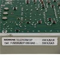 Siemens Teleperm XP FUM280/6DP1280-8AB
