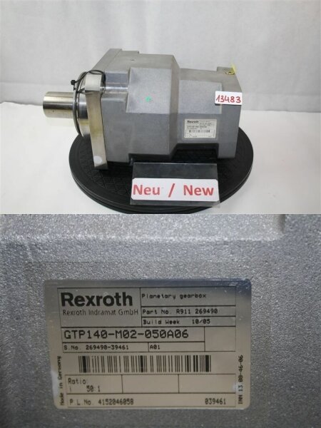 Rexroth GTP140-M02-050A06 PLANETARY GEARBOX R911269490 Planetengetriebe getriebe