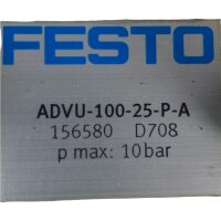 Festo ADVU-100-25-P-A Compact Cylinder 156580