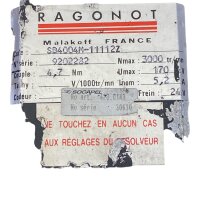 Ragonot Malakoff France SB4004M-11112Z Servomotor