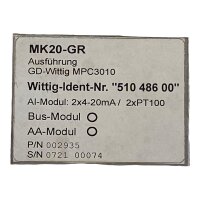 Gardner Denver WittigMPC3010 MK20-GR Panel