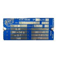 Busch 016-112 Vakuumpumpe mit Katt FN 80 Motor