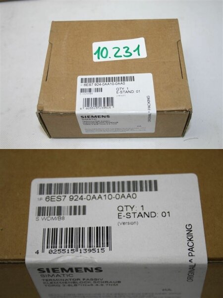SIEMENS 6ES7924-0AA10-0AA0  anschluss modul