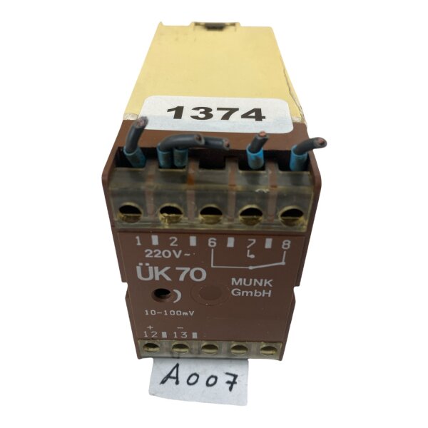 Munk ÜK70 10-100mV