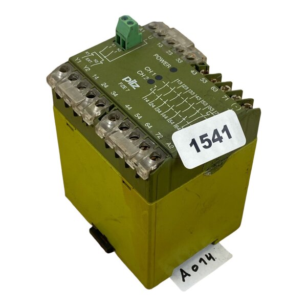 Pilz PZE 7 6S/1Ö 474048 Sicherheitsrelais Gebraucht