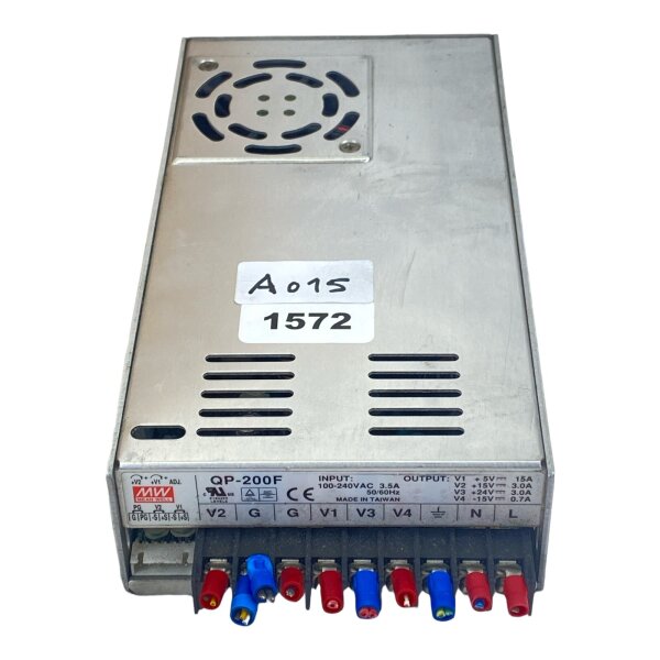 MEAN WELL QP-200F INPUT 100-240VAC 3.5A Netzteil