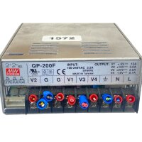 MEAN WELL QP-200F INPUT 100-240VAC 3.5A Netzteil