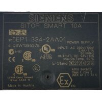 SIEMENS 6EP1334-2AA01 SITOP SMART 10A