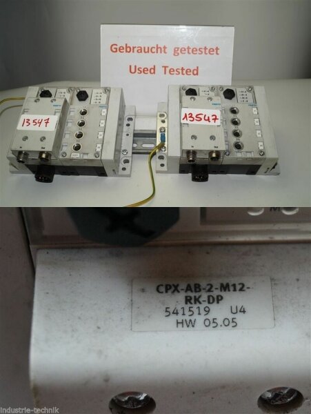 FESTO CPX-GE-EV  195742  CPX-GE-EV-S-7/8-5POL 541244 CPX-FB13 CPX-AB-2-M12-RK-DP