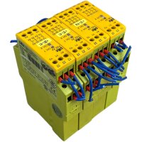 4x Pilz PZE X4 24VDC 4no 774585 Sicherheitsrelais