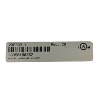 B&R 7BP702.1 Rev. C0