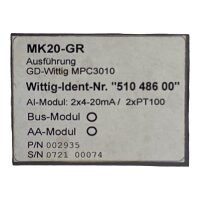Gardner Denver WittigMPC3010 MK20-GR Panel. Gebrauch