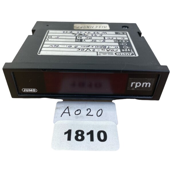 JUMO FDAu-24DC rpm