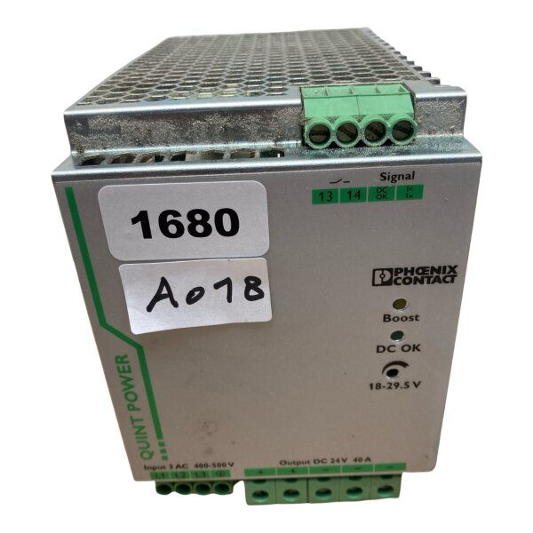 Phoenix Contact QUINT-PS/3AC/24DC/40 Quint Power