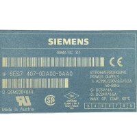 SIEMENS 6ES7407-0DA00-0AA0 SIMATIC S7 6ES74070DA000AA0