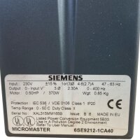 SIEMENS MICROMASTER 6SE9212-1CA40 Frequenzumrichter