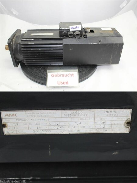 AMK DVSA45-7-22-4-AOF servomotor servo motor DVSA45-7-22-4-A0F